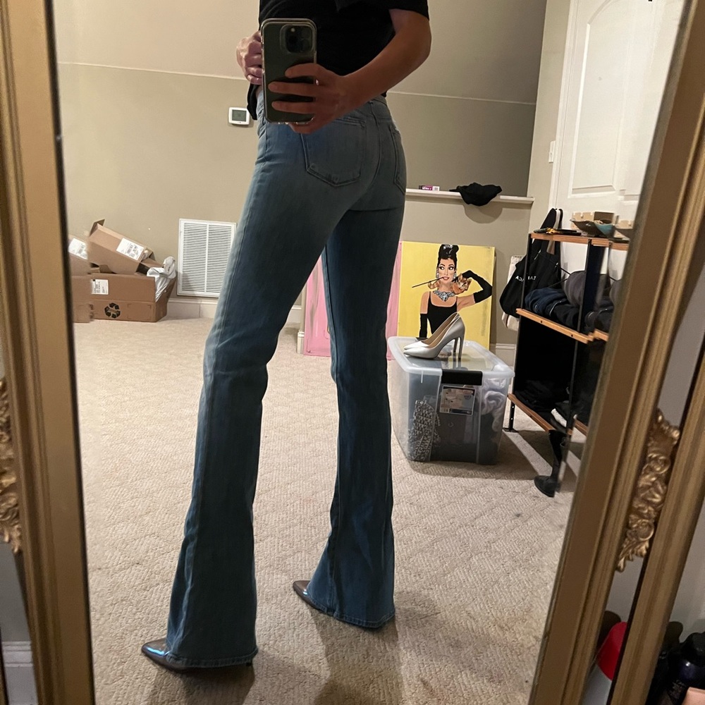 J brand light blue flair jeans